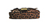 Leopard Print Flap Fringe Bag, top view
